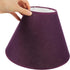 Purple Fabric Lamp Shade Cover for Table and Bedside Lamps Simple Elegant Cloth Replacement for Floor and Desk Lighting