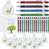 Janlaugh 16 Sets Family Reunion Favors, Family Notebook, Ballpoint Pen with Stylus Tip, Organza Bags, Family Reunion