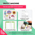 Clear Sticker Paper - Glossy Vinyl for Laser Printer, 20 Sheets, 8.5 x 11" Letter Size - Perfect for Vibrant Crafting