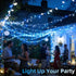 300 12 Dimmable, 75FT LED Blue White Birthday Party Decorations Ocean Party Decor String Lights with Modes Timer