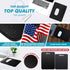 Black Mouse Pad for Desk, Basic Bundle for Computer and Laptop, Big Non-Slip Rubber Base & Waterproof
