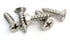 Bolt Dropper No. 6 x 3/4" Stainless Steel Flat Head Phillips Wood Screw (100 pc) - 18-8 (304) Stainless Steel