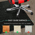 60"x46" Vicwe Office Chair Mat for Hard Floor, Anti-Slip PVC Computer Chair Mats for Gaming, Easy Glide for Chairs