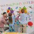 Flower Bulletin Board Decorations Set, 3D Paper Cutouts for Springtime Classroom and Home Party Decor