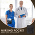 59'' Likesing Server Apron, Restaurant Serving Apron with Pockets for Waitress Hotel Bar, Waist Pouch with Adjustable