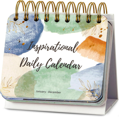 Motivational & Inspirational Daily Calendar - Daily Flip Calendar with Inspirational Quotes,