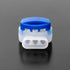 QWORK 50 Pack 3 Wire Connectors - Electrical IDC 314-BOX Pigtail Connectors for 22-14 AWG