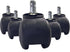 BTExpert 2" Heavy Duty Office Chair Wheels, Safe for All Floors, Rotating Mute Universal Standard Stem Size,
