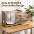 HANLANXUE Wood Router Shelf Projector Shelf Projector Stand Router Storage Box Modem Cable Routers Cover Organized
