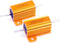 25 Watt 4 Ohm 5% Wirewound Resistor, Electronic Aluminium Shell Resistor, Pack of 2