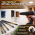 50 1/8" Tondiamo Pcs Drywall Rotor Tips Drywall Router Drill Bits HSS Guidepoint Cutting Rotor Tips Cutout Tool for Use