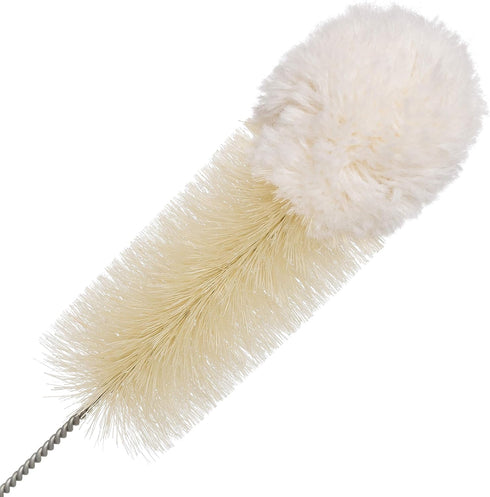 REDECKER Pig Bristle and Wool Tip Bottle Cleaning Brush Set, Made in Germany, Set of 5, Various Sizes