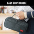 Large Capacity Pencil Case Organizer, Double Zipper Storage Bag for College School Office