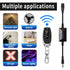 5V 433MHz 5.5mm 2.1mm DC Wireless Remote Control Switch Wireless Radio Frequency Switch x Plug Male Female LED Strip