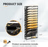 SUPEASY 13-Tier Wall File Organizer, Mesh Office Mail Holder, Hanging Magazine Rack for Office, Assembly Needed, Black.