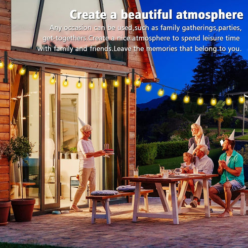 SINLEY 2.8Ft 4 Pack,Light String Light Poles Poles for Outside Lights,Outdoor with Fence Brackets Hanging Lights,Metal