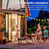 SINLEY 2.8Ft 4 Pack,Light String Light Poles Poles for Outside Lights,Outdoor with Fence Brackets Hanging Lights,Metal
