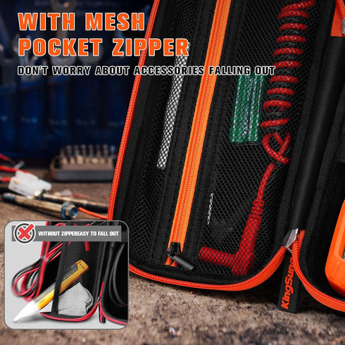Hard Case for Klein Tools MM400/MM300/MM200/ET140/MM720 Digital Multimeter, 1 Pack Only Case