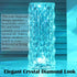 Generic 16 (2pcs,Large) Colors Rose Rays Crystal Diamond Table Lamp, RGB Color Changing Lamp with Touch & Remote, USB