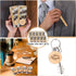 Dispowreath 30 Sets Thank You Gifts Bulk Bamboo Pens Employee Appreciation Gifts Wooden Keychain Thank You Cards