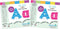 BARKER CREEK 4" Letter Pop-Outs 2-Pack, Kai Ola, Colorful Letters for Bulletin Boards, 510 Upper and Lowercase