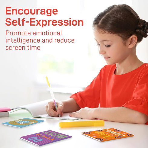 S&O Mini Notebooks Bulk Set: 12 Unique Messages, Inspirational Notepads for Kids, Mini Journals, 44 Pages, 3.5” x 5”