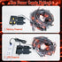 FFZZKJ 8 9.9FT 30LED Orange Lights for Halloween Lights String Garland Black Cloth with Timer Modes Battery