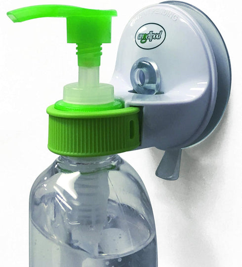 AngellPod Original Repositionable Wall Mount Hand Sanitiser Pump Bottle Holder for Any Size