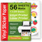 Premium Printable Vinyl Sticker Paper for Inkjet & Laser Printer - 56