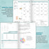Clever Fox Food Journal Pro, Diet & Wellness Planner for Women & Men, Weight Loss Diary, 7" x 10"