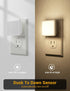 2 Pack, 3000K 0.3W, JandCase Night Lights Plug into Wall Plug in Night Light with Dusk-to-Dawn Light Sensor, Soft White