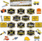 PerKoop 76 Pcs Construction Bulletin Board Set, Classroom Decor Tools for Success with Positive Saying Accents