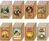 Eaasty 32 Pack Camp Adventure Theme Notepads, Mini Spiral Notebook, 2.4"x3.5", Rustic Camping Journal