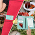 Server Book, Cutaswish Server Books for Waitress Cute, Waiter Receipt Book, PU Leather Waitress Book with Zipper