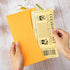 VELATYVIO 12 Sets Golden Ticket Custom Scratch off Cards with Envelope and Stickers Surprise Gift Certificates
