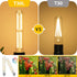 Tubular Light Bulb, 7.3 Inch Dimmable T10 LED Bulb, E26 6W, 60 Watts Edison Bulbs, 2700K Soft White, 4-Pack