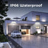 100W 14000LM 6000K 6FT IP66 YQNLIFA LED Shop Lights, Plug in Garage Light with Power Cord, Waterproof Work Light