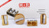 Mobius + Ruppert (M+R) Brass Artists Pencil Sharpener - choose from 4 shapes! Made in Germany - finest in the world! (604 - Bullet/Grenade) by Mobius & Ruppert