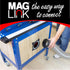 4 inch MagLink Surface Mount Dustport Steel Ring Receiver, Magnetic Dust Collection Fitting for MagLink Dust Collection