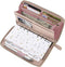Cash Envelope Wallet Rose Gold All in One Budget System with 12x Tabbed Envelopes & Yearly Planner