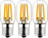BlueStars E17 T7 LED Light Bulb, 2W 120V (25W Equivalent), Energy Saving, 2700K Warm White, 220lm, 3 PACKS