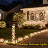 800 48FT 8 Cluster Christmas Lights, LED Warm White Cluster Lights, Twinkle Christmas Tree Outdoor Waterproof