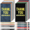 Ireer 10 Sets Appreciation Gifts Notebooks with Pens, A6 Leather Journal Thank You Gifts for Employees