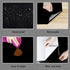 Glossy Black Contact Paper, 15.75" x 118", Peel and Stick Shiny Glitters Self Adhesive Removable Wallpaper for Kitchen