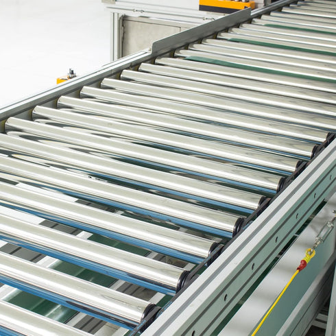 PATIKIL Conveyor Roller 2" Diameter, 8" Length, 2 Pack Stainless Steel Gravity Replacement Parts
