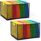 Housmile Foldable Mesh File Folder Organizer, Metal Storage Boxes, Letter Size File Box, 2 Pack