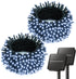 Brightown Solar String Lights Outdoor, 2 Pack Total 80FT 200 LED Solar