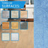 Reusable Microfiber Mop Pads, 6 Pack 18''x 6'' Mop Head Replacement for Wet/Dry Home & Commercial Cleaning