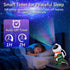 8 Galaxy Star Projection Night Light, Dinosaur Astronaut Space Projector with Timer, Remote Control, Lighting Modes