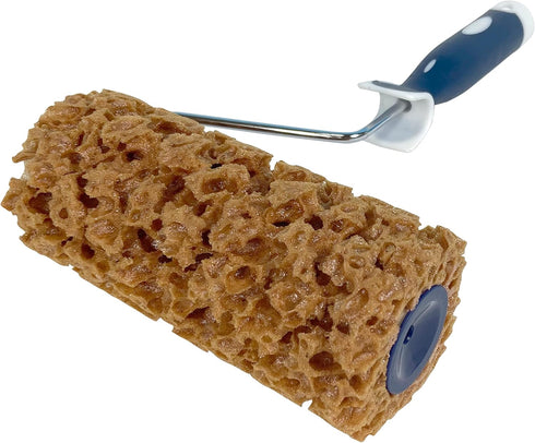 7" Wall(M90FT) Hanroy Sponge Paint Roller Small for Texture Painting Decorators Brush Tool, Fast and Easy Pattern Art
